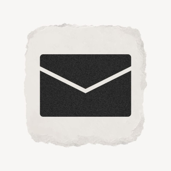 Envelope email icon, ripped paper | Free Icons - rawpixel Envelope email icon, ripped paper | Free Icons - rawpixel