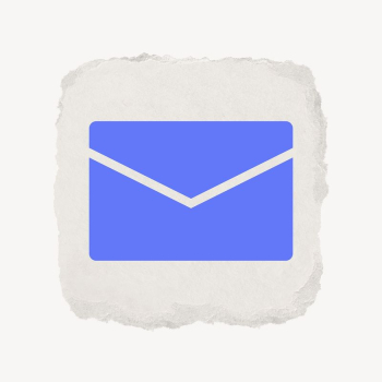 Envelope email icon, ripped paper | Free Icons - rawpixel Envelope email icon, ripped paper | Free Icons - rawpixel