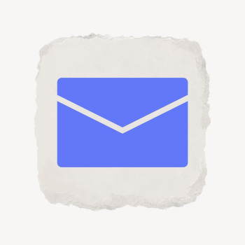 Envelope email icon, ripped paper | Free Icons - rawpixel Envelope email icon, ripped paper | Free Icons - rawpixel