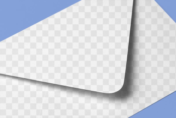 Envelope png mockup, blue design, | Free PNG Mockup - rawpixel