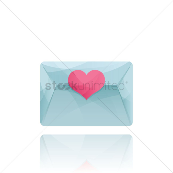 Envelope with a heart Envelope with a heart