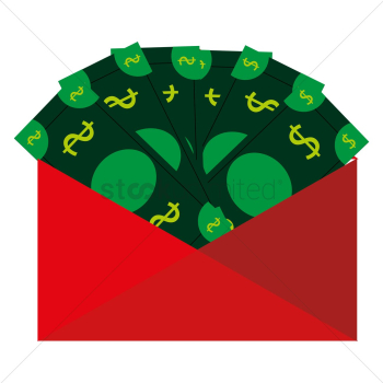 Envelope with cash Envelope with cash