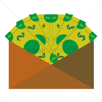 Envelope with cash Envelope with cash