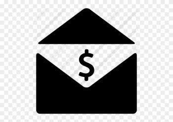 Envelope With Money Inside - Envelope Icon With Dollar Sign Envelope With Money Inside - Envelope Icon With Dollar Sign