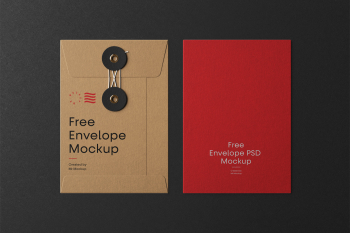Envelope With String Mockup free envelope mockup free envelope psd mockup created by mr.mockup created by mr.mockup 