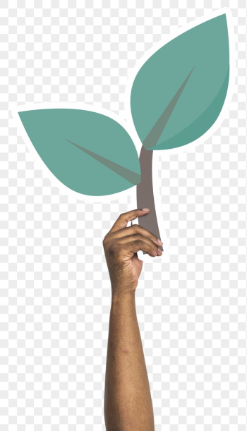 Environment png hand sticker, transparent | Free PNG - rawpixel