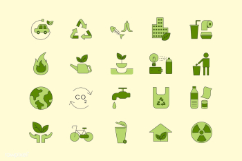 Environmental icon set | Free stock vector - 1206852 Environmental icon set | Free stock vector - 1206852