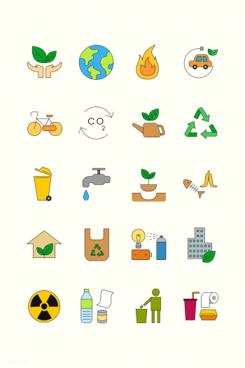 Environmental icon set | Free stock vector - 1206855 Environmental icon set | Free stock vector - 1206855