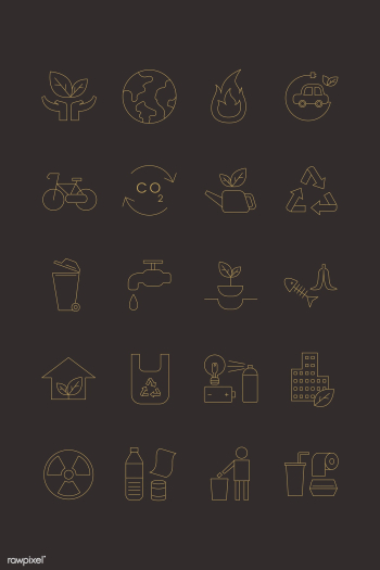Environmental icon set | Free stock vector - 1206872 Environmental icon set | Free stock vector - 1206872