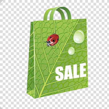 Environmentally friendly Interior Design Services Illustration, Bag,SALE transparent background PNG clipart