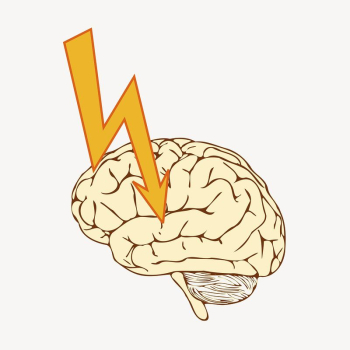 Epileptic brain clipart, illustration vector. | Free Vector - rawpixel Epileptic brain clipart, illustration vector. | Free Vector - rawpixel