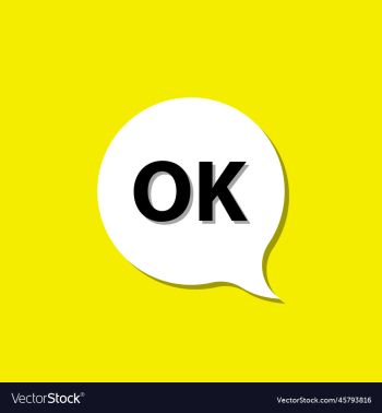 eps10 ok banner speech bubble poster eps10 ok banner speech bubble poster