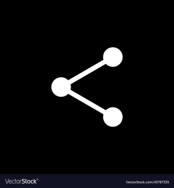 eps10 white share button abstract icon eps10 white share button abstract icon