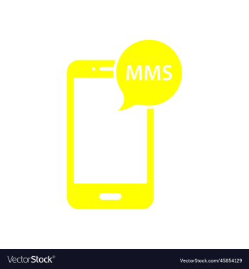 eps10 yellow smartphone mms abstract icon eps10 yellow smartphone mms abstract icon