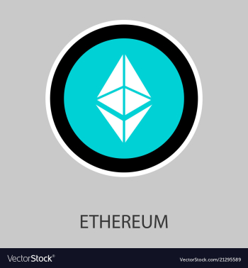 Ethereum symbol icon eps file vector image