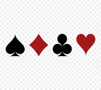 Euchre Suit Playing card Clip art - Heart Playing Cards 