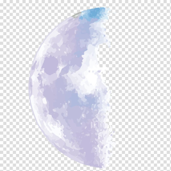 Euclidean Galaxy Adobe Illustrator, moon Galaxy, gray half moon illustration transparent background PNG clipart