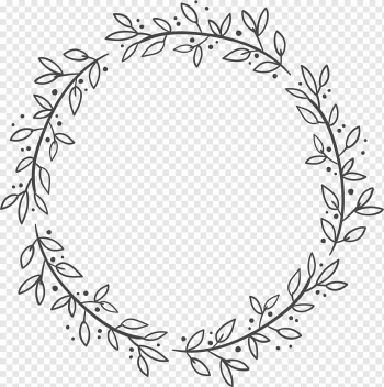 Euclidean Leaf Wreath Flower, Leaf decoration box, gray floral digital design frame, white, maple Leaf, branch png