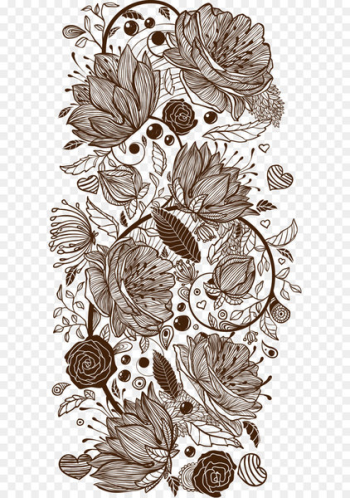 Euclidean vector Adobe Illustrator - Retro pattern vector hand-drawn line 