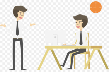 Euclidean vector - Business people working Euclidean vector - Business people working