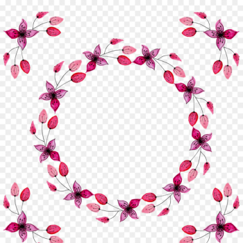 Euclidean vector Calendar Photography Number Flower - Purple wreath 