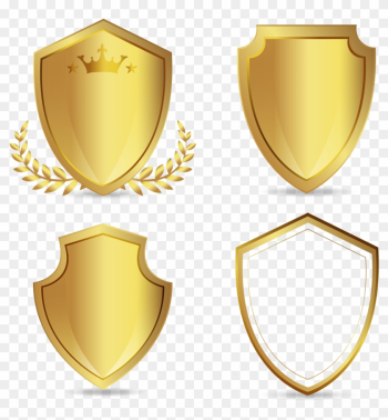 Euclidean Vector Download - Gold Shield Logo Png