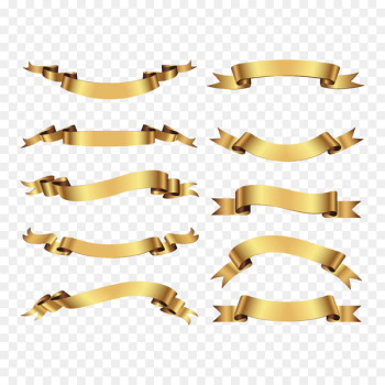 Euclidean vector Download Ribbon - Vector golden ribbon Euclidean vector Download Ribbon - Vector golden ribbon