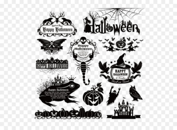 Euclidean vector Element Halloween - Vector Halloween Element 