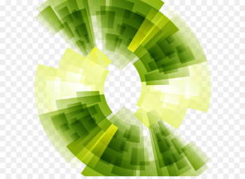 Euclidean vector Technology Green Line - Vector cool background 