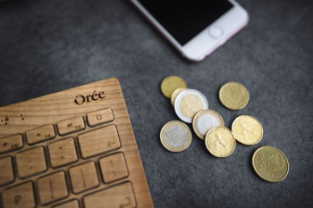 Euro coins currency of the European Union