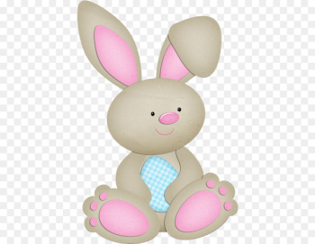 European rabbit Easter Bunny Baby shower - happy easter day 