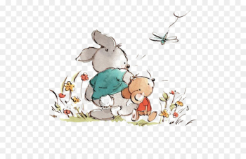 European rabbit Easter Bunny - Cartoon bunny European rabbit Easter Bunny - Cartoon bunny