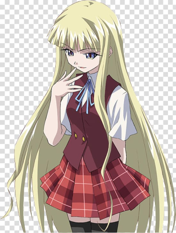 Evangeline A.K. McDowell Negi Springfield Anime Chibi Animated film, Anime transparent background PNG clipart