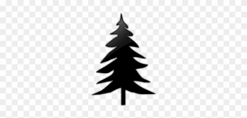 Evergreen Tree Clip Art Black And White - Evergreen Tree Clipart Black And White