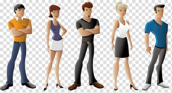 Everyday People Cartoons Drawing , Fitness for men and women transparent background PNG clipart