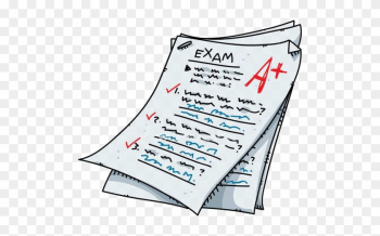 Exam Transparent Png Mart - Test Papers Clipart