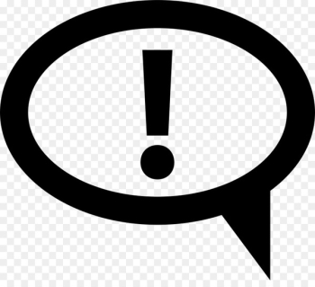 Exclamation mark Question mark Speech balloon Clip art - oval bubbles 