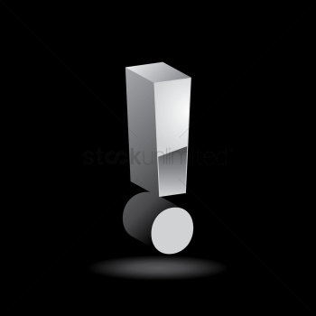 Exclamation mark sign Exclamation mark sign