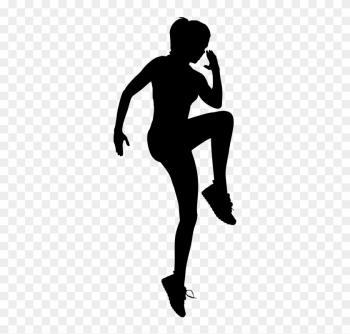 Exercising Female Fitness Girl Health Human - Woman Exercising Silhouette Exercising Female Fitness Girl Health Human - Woman Exercising Silhouette