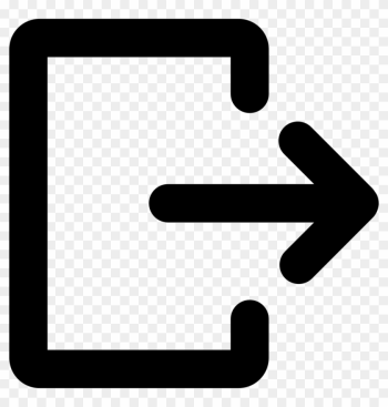 Exit Clipart Svg - Exit Icon Vector Png