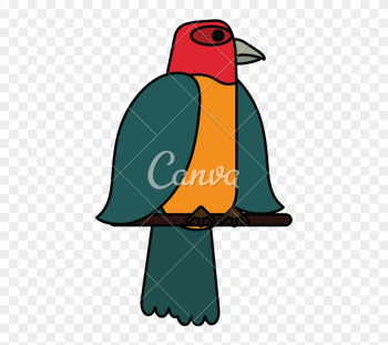 Exotic Natural Bird Icon - Canva