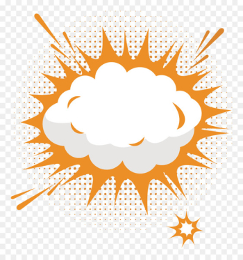 Explosion Text box Cloud - Explosion cloud vector text boxes 