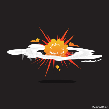 Explosive boom effect Explosive boom effect