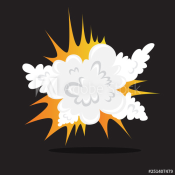 Explosive boom effect Explosive boom effect