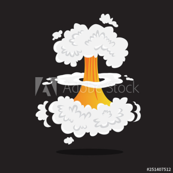 Explosive boom effect Explosive boom effect