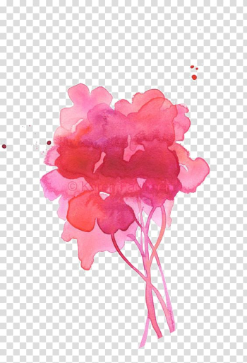 Expressive Watercolors Watercolor painting Work of art, Watercolor peach transparent background PNG clipart