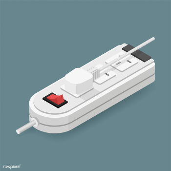 Extension cord 3D clipart | Free stock vector - 383617 Extension cord 3D clipart | Free stock vector - 383617