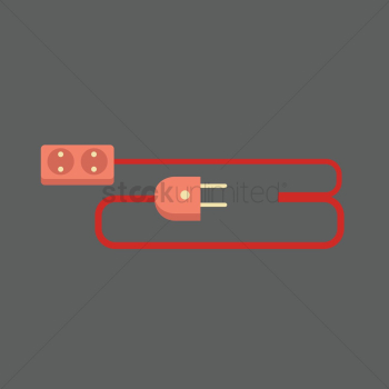 Extension cord with plug Extension cord with plug