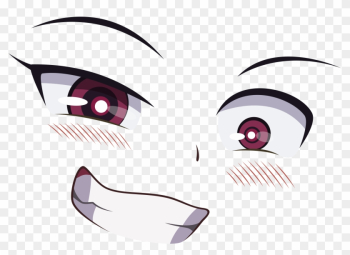 Eye Face Eye Nose Facial Expression Eyebrow Purple - Anime Eyes And Mouth Png