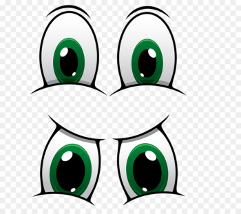 Eye Facial expression Cartoon Illustration - Cute little eyes 